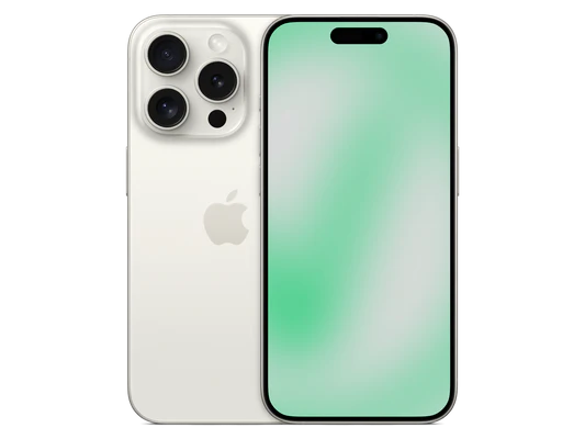 Apple iPhone 15 Pro Titan Weiss günstig gebraucht kaufen